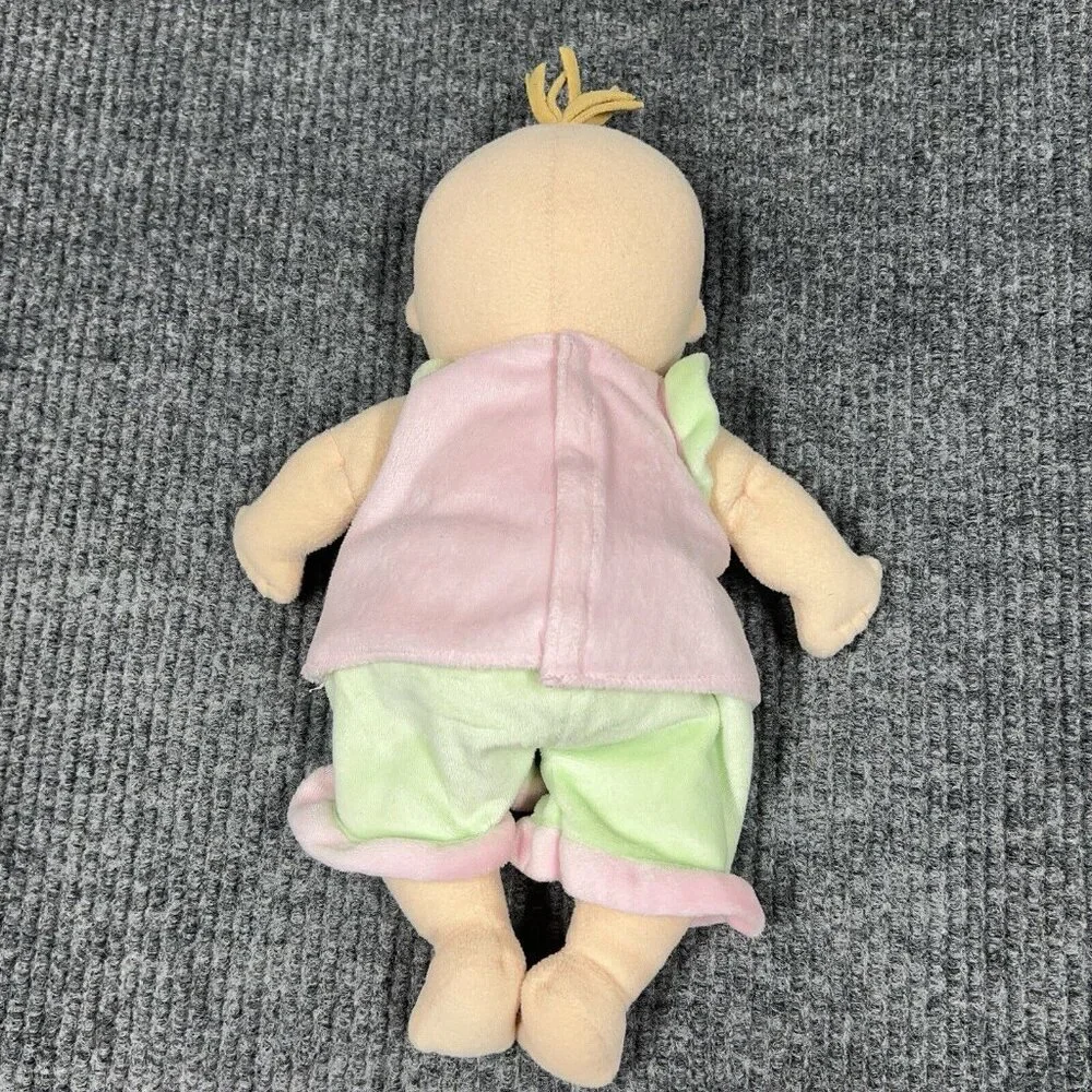 Manhattan Toy Stella 14” Plush Baby Doll ONLY Pink‎ Green Outfit NO Pacifier Toy